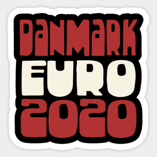 Danmark / Euro 2020 FanArt Sticker